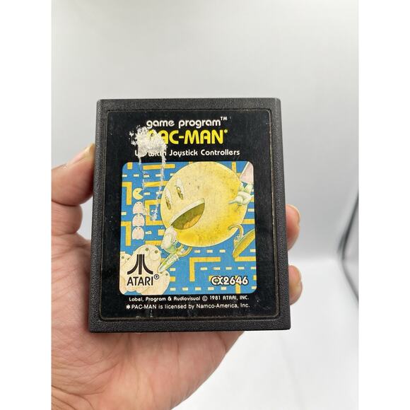 Pac-Man Atari 2600 Game Cartridge CX2646 (TESTED/WORKS) - Picture 2 of 5